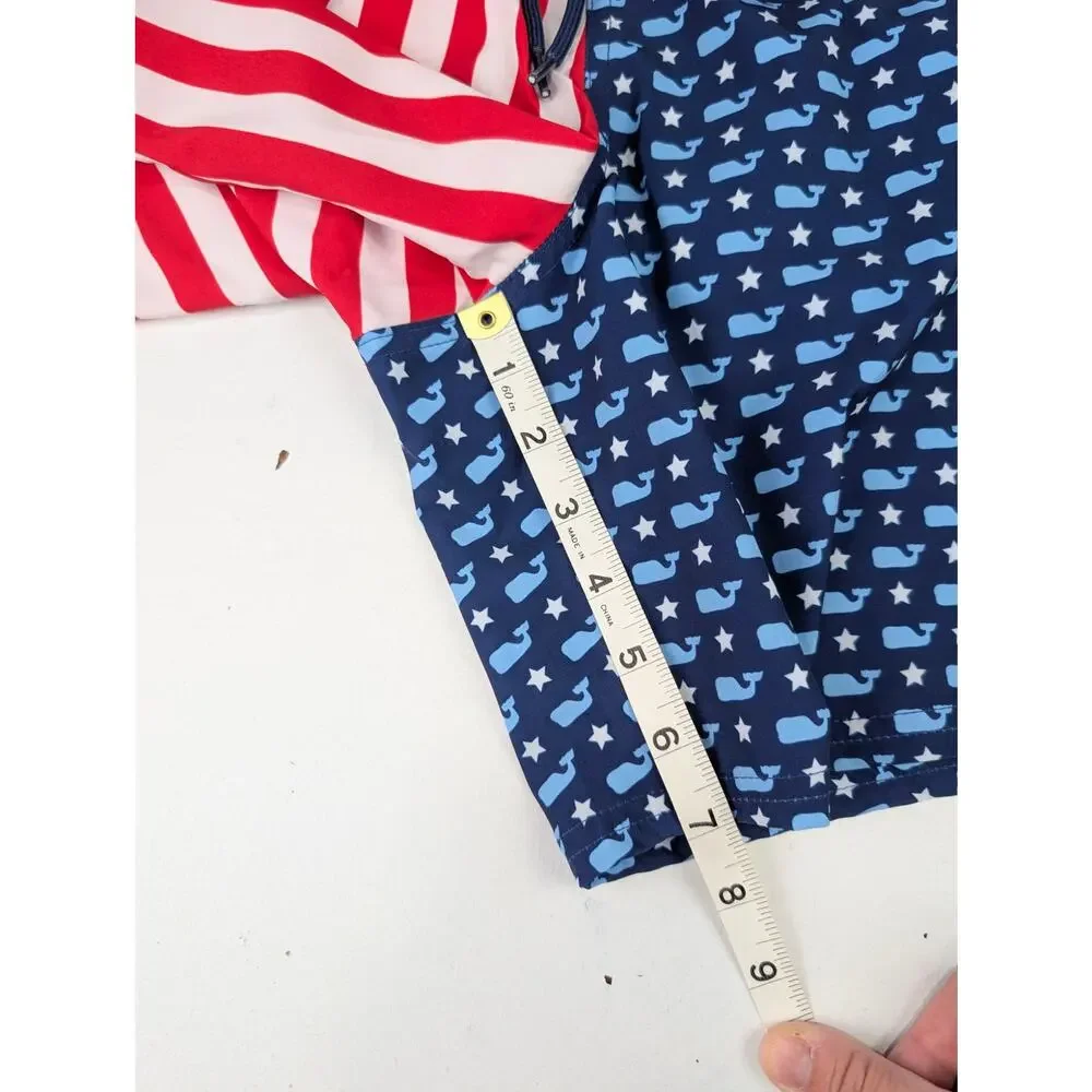 Vineyard Vines Men's Large Stars & Stripes Swim Shorts